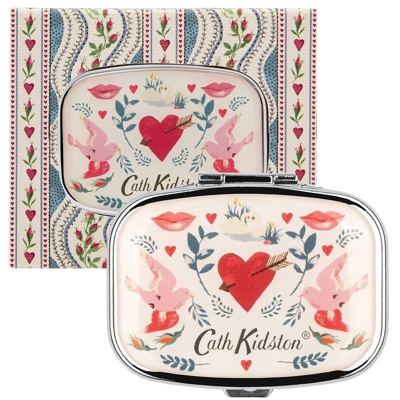 Cath Kidston Beauty Keep Kind Mint Compact Lip Balm With Mirror In Gift Box, 6G - NewNest Australia