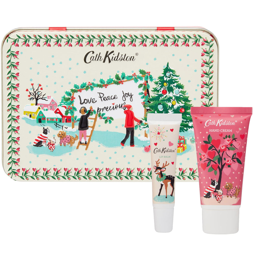 Cath Kidston Beauty Shine Bright Hand & Lip Tin (With 50Ml Hand Cream And 10Ml Lip Balm) - NewNest Australia