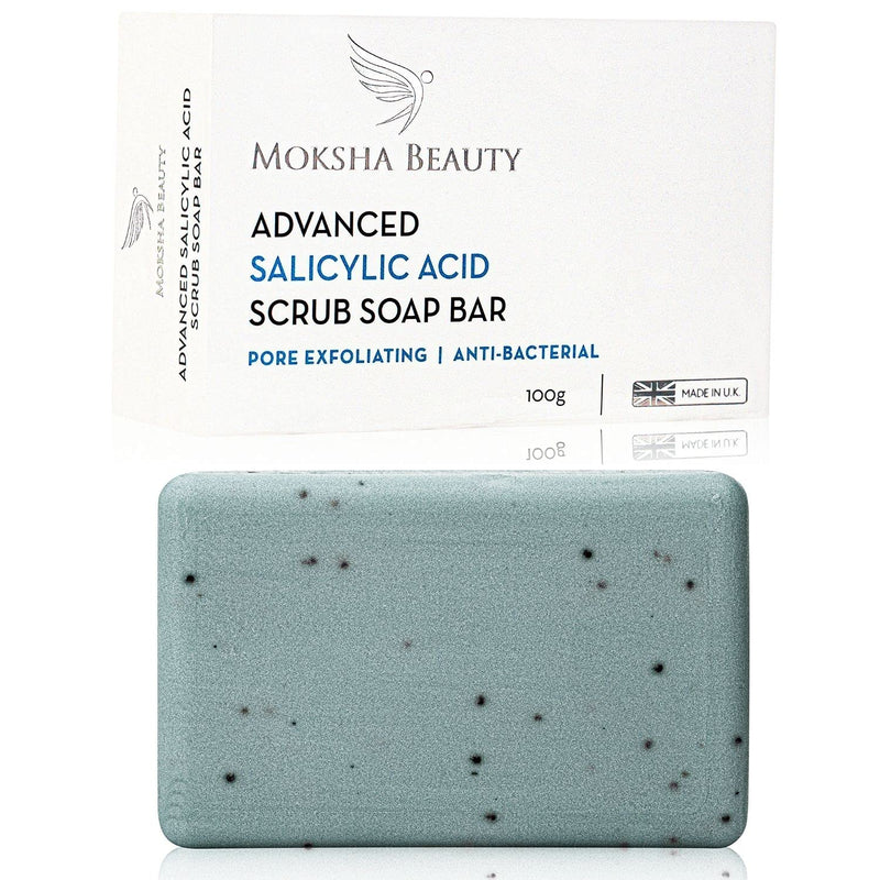Salicylic Acid Body Wash Soap - [Made In U.K] Advanced Salicylic Acid Body Soap | Body Scrubs Treatment Face Soap Bar | Paraben and Cruelty Free - 100g (1) 1 - NewNest Australia
