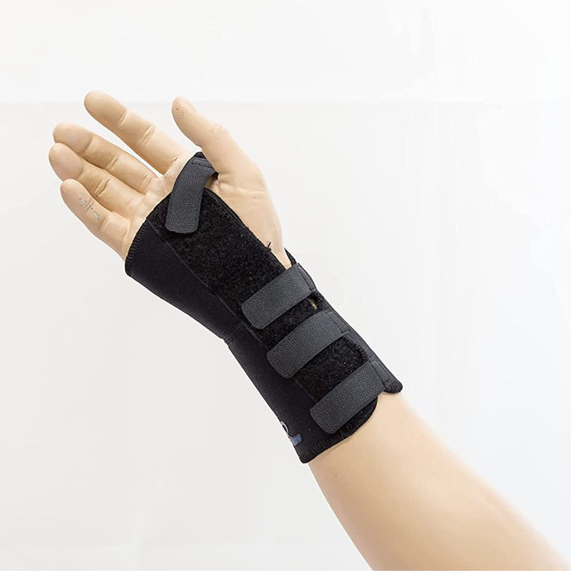 Wrist Brace Splint Support - Breathable Lightweight Carpal Tunnel Splint for Men Women - Pain Relieve Wrist Splints, Ideal for Hand Support, Fractures, Sprains, Joint Pain, Tendonitis, Arthritis Black Extra Large,Right - NewNest Australia