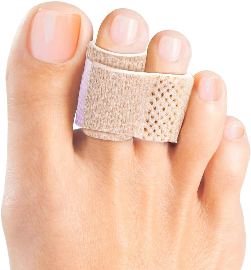 6Pcs Hammer Toe Straightener, Hammer Toe Splints, Toe Cushioned Bandages for Correcting Hammer Toes, Crooked Toes & Overlapping Toes，Protecting Curved Toes and Hammertoes, Overlapping Toe Protector - NewNest Australia