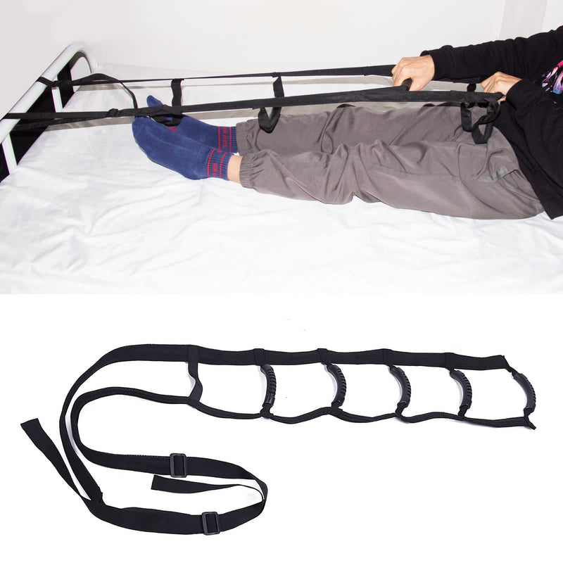 KkaFFe Bed Ladder Assist, Bed Ladder Straps with Handles, 6 Handle Bed Ladder Straps, Multi Handle Pregnant Awakening Aids, Pull Up Assist Device for Elderly Patient Safety and Stability - NewNest Australia