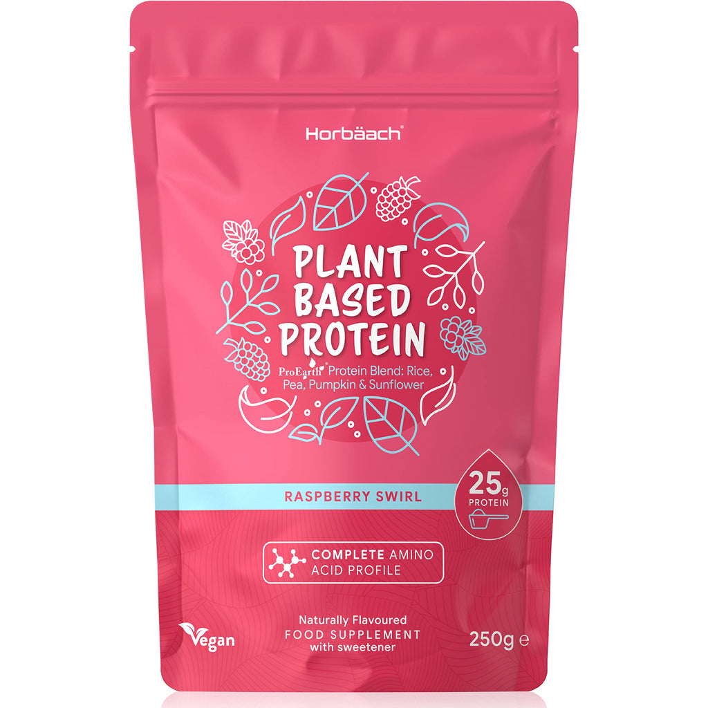 Vegan Protein Powder | 270 g | Plant Based Protein Blend: Pea, Rice, Pumpkin & Sunflower | with Complete Amino Acid Profile | Vegan, Vegetarian, No Artificial Preservatives | by Horbaach - NewNest Australia