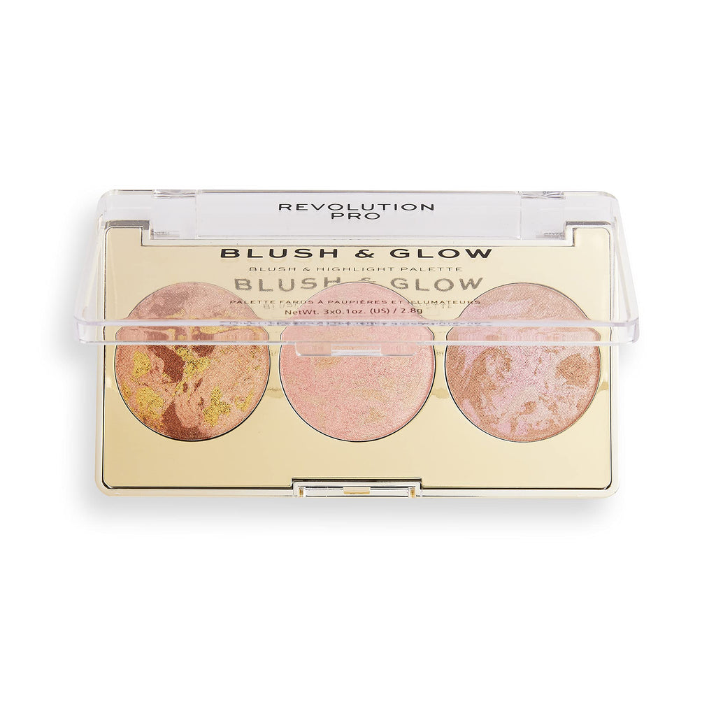 Revolution Pro Blush & Glow Face Palette Peach Glow - NewNest Australia