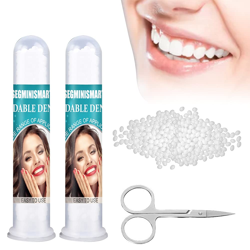 Tooth Filling Repair Kit,Temporary Tooth Filling,Temporary Tooth Repair Kit,Dental Repair Kit,Moldable False Teeth for Fixing Filling Missing Broken Tooth 2PC Blue - NewNest Australia