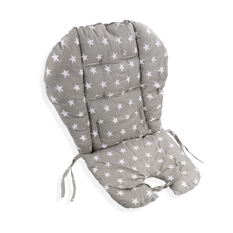 High Chair Pad, Cushion High Chair/high Chair Cushion Pad, Light and Breathable, Soft and Comfortable, Cute Pattern, Suitable for Most High Chairs, Baby Dining Chairs (Grey Big Star Pattern) Grey Big Star Pattern - NewNest Australia