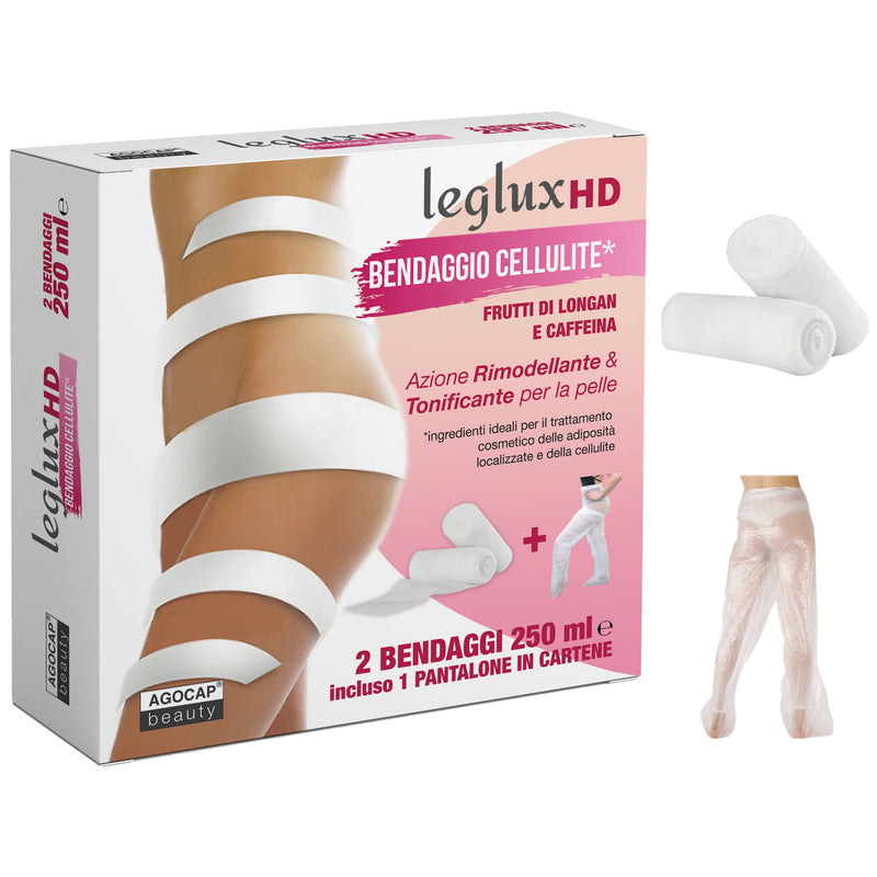 Agocap Draining Bandages Legs HD, with Longan fruits and Caffeine. Bandage treatment with reshaping and toning action. 2 draining bandages with 250 ml active ingredient + FREE cartene pants HD Bandage - NewNest Australia