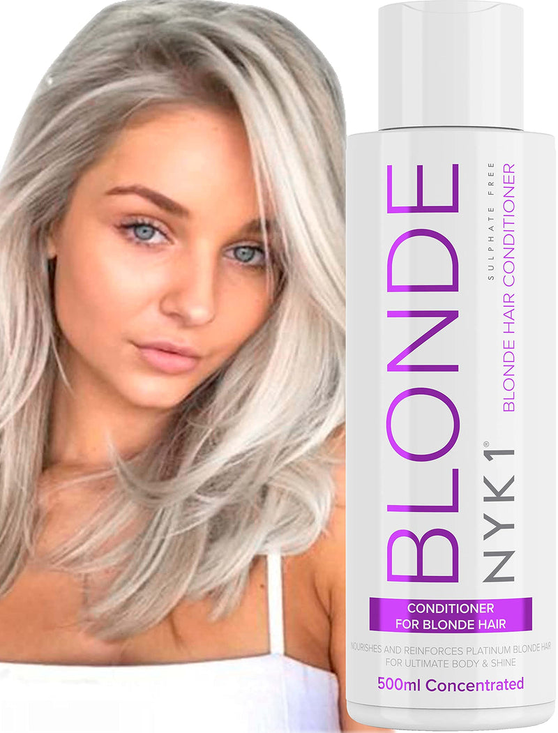 Purple Conditioner Toner For Blonde Hair (500ml) SULPHATE FREE Platinum Blonde Conditioner Toner For Bleached Hair Grey Hair Toner - Silver Conditioner For Blonde Hair Toner No Yellow Conditioner - NewNest Australia