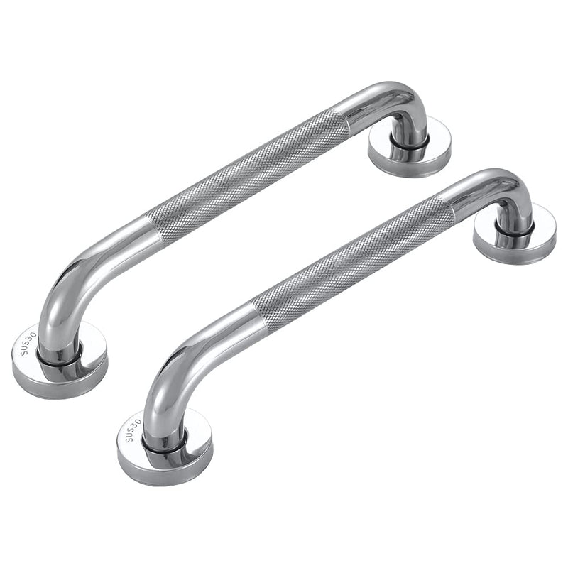 HONPHIER 2 Pack Grab Rails Bathroom Grab Bar Anti Slip Shower Handle SUS 304 Stainless Steel Towel Rails Safety Shower Handrails Support Rail, Elderly Senior Assist Bath Handle (16"/40CM) 16"/40CM - NewNest Australia