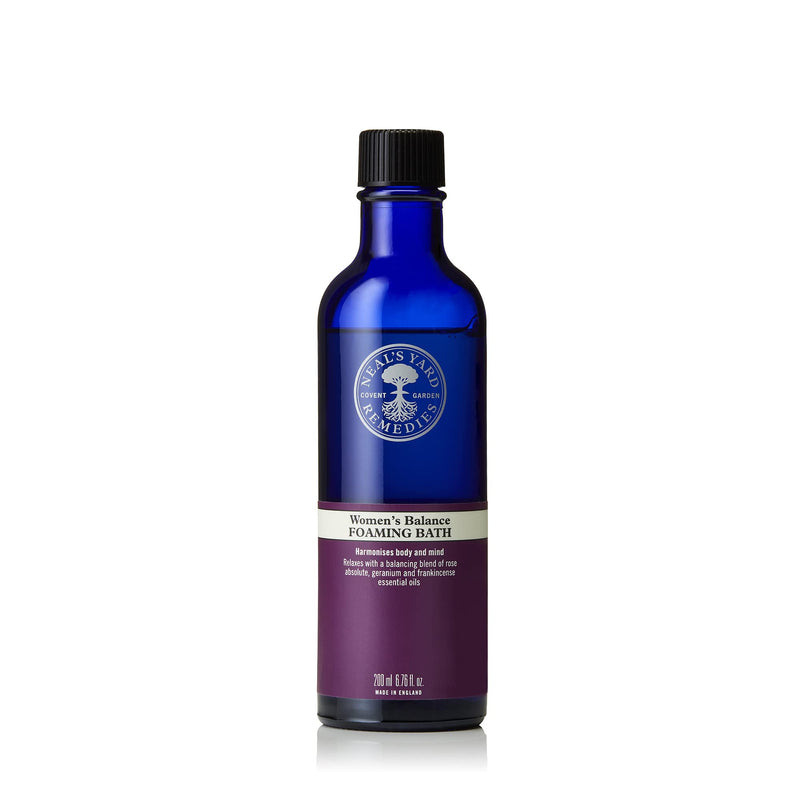 Neal's Yard Remedies | Women's Balance Foaming Bath | Body Wash Gifts for Women | Gentle Plant-based Cleansers Infused with a Balancing Blend of Essential Oils | 200ml - NewNest Australia