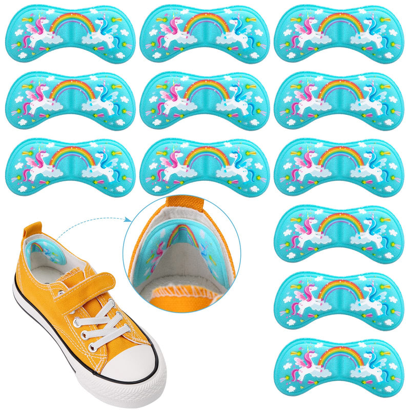 12 Pieces Kids Shoe Inserts,Extra Sticky Heel Grips for Kids, Kids Shoe Heel, Cute Soft Heel Pads for Loose Shoes Prevent Skin Rubbing and Blister for Toddlers Girls Boys Shoes - NewNest Australia