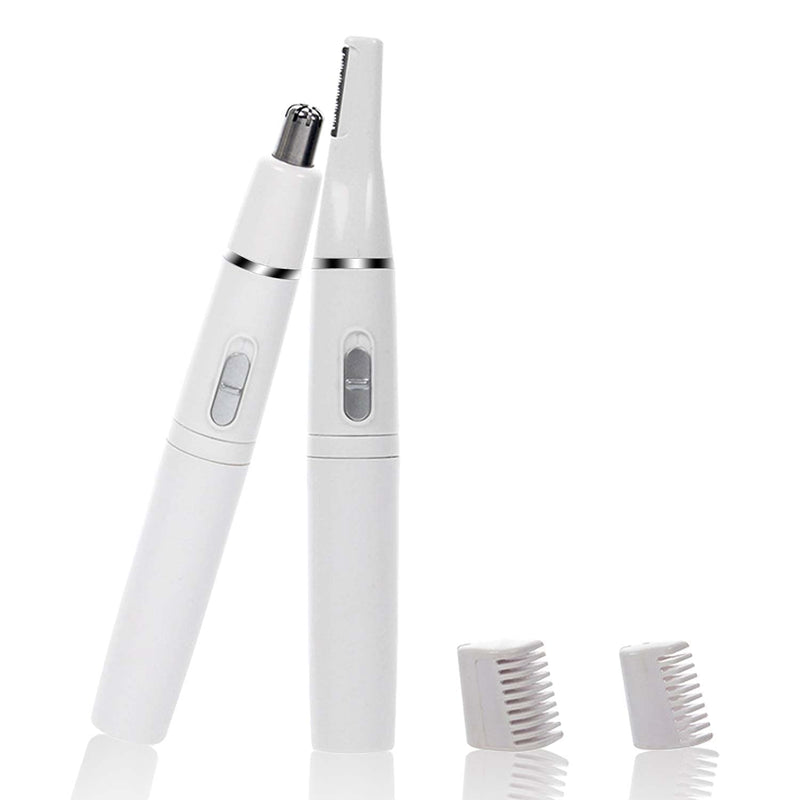 Nose Hair Trimmer for Men and Women, 2-in-1 Electric Nose and Ear Eyebrow Trimmer Shaving Nasal Hair Eyebrow Razor for Face Lips Nose Facial Hair Remove Nose Hair Cutter - NewNest Australia