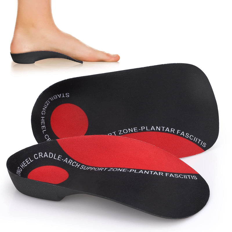 Orthotic Insoles, 3/4 High Arch Support Shoe Inserts Insoles for Women and Men, Orthotic Insoles Support for Plantar Fasciitis, Flat Feet, Over-Pronation, Heel Pain, Heel Spur (5-8.5 UK） Medium(5-8.5 UK） - NewNest Australia