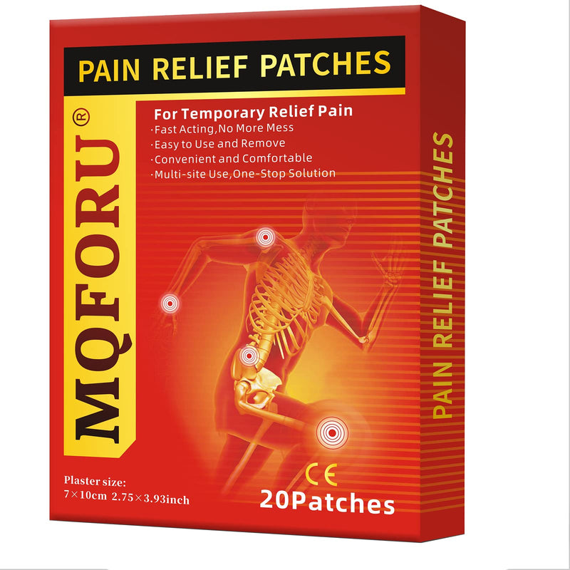 Pain Relieving Patches 20 PCS Pain Relief Plaster, Herbal Warming Pain Relief Heat Patches for Joint/Muscle/Back/Knee/Arthritis Pain, Fast Acting Long Lasting up to 12 Hours - NewNest Australia