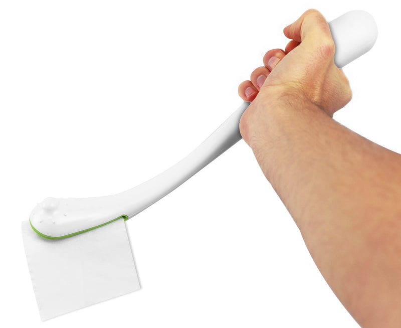 KMINA - Long Handled Bottom Wiper for Disabled, Toilet Aids for Wiping, Toilet Assist Tool, Bottom Wiping Aid, Self Assist Toilet Aids, Mobility Toilet Aids for the Elderly, Bottom Cleaner Aid - NewNest Australia