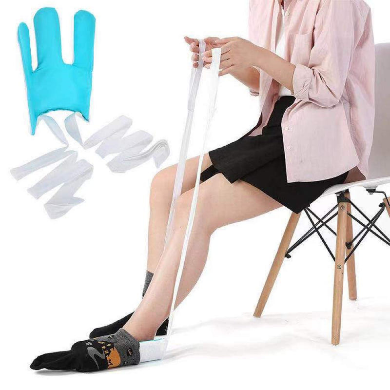 Healthman Socks Aid Easy on and Off Stocking Slider Pulling Assist Device Sock Helper for Elderly/Pregnant or Those with Reduced Mobility to Put on Their Socks Without Bending Down (Flexible) Flexible - NewNest Australia