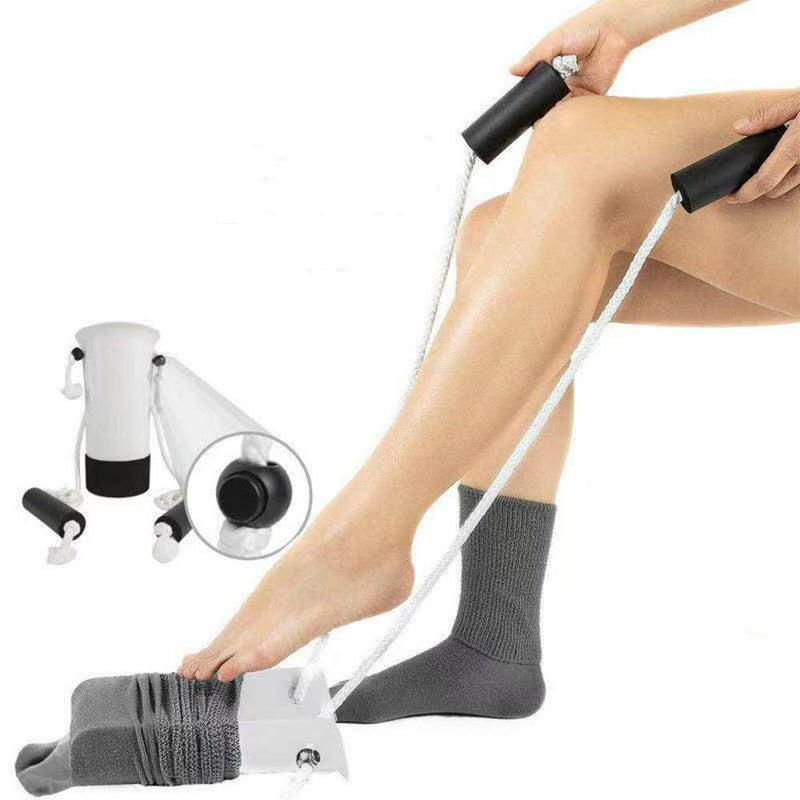 Healthman Socks Aid Easy on and Off Stocking Slider Pulling Assist Device Sock Helper for Elderly/Pregnant or Those with Reduced Mobility to Put on Their Socks Without Bending Down (Standard) Standard - NewNest Australia