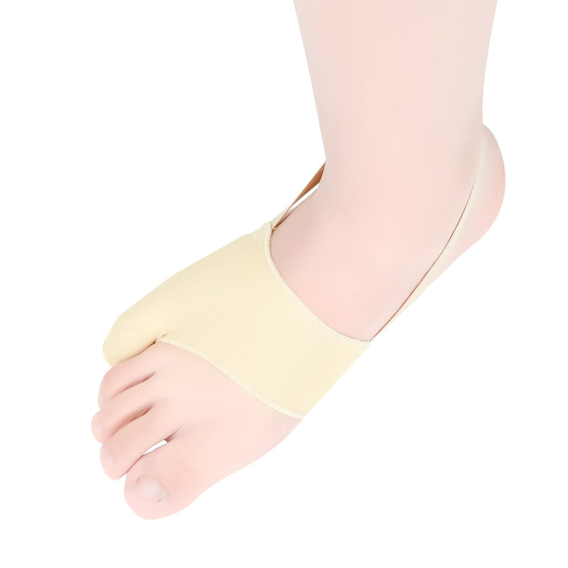 DYKOOK Tailors Bunion Corrector 1Pair Bunionette Sleeves Built-in Gel Pads Silicone Cover Guard With Non-slip Strap to Relief Bunion Pinky Toe Pain, Straighten Bunionette,Overlapping toe(Beige-Small) S Beige - NewNest Australia