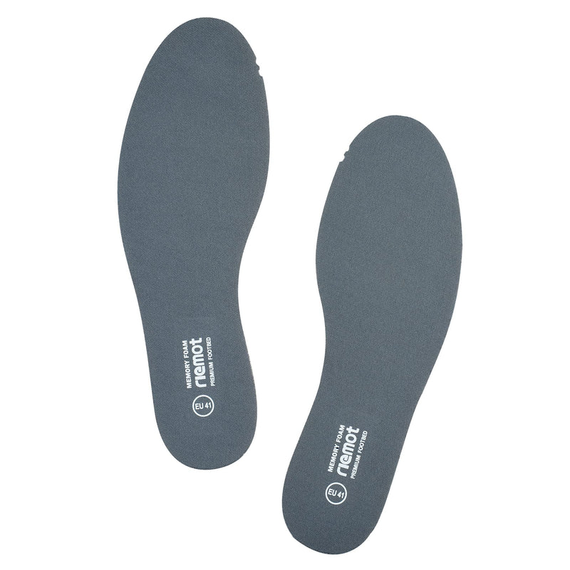 riemot Women's Men's Memory Foam Insoles, Super Soft Replacement Innersoles for Running Shoes, Trainers, Work Boots, Walking Shoes Comfort Cushioning Shoe Inserts 11 Grey for Mens - NewNest Australia