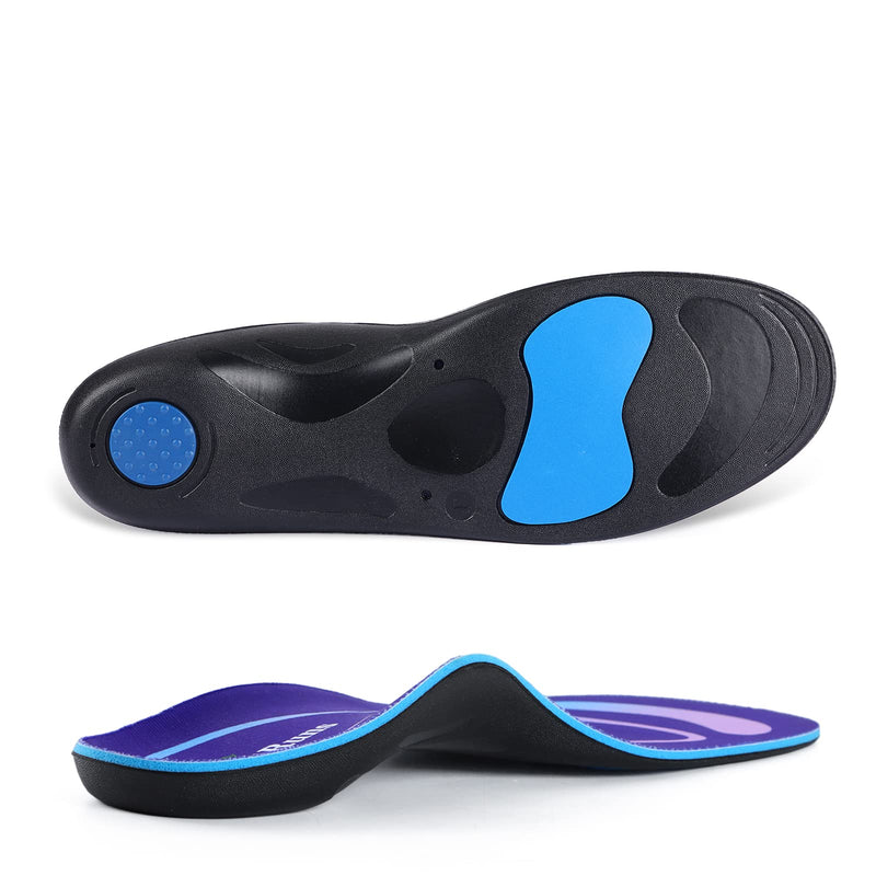 Plantar Fasciitis Arch Support Insoles for Women Men, Running Athletic Orthotic Shoe Inserts, Work Boot Gel Metatarsalgia Insoles for Arch Pain Relief, Heel Spurs, Flat Feet, OverPronation UK 6-7.5 (26cm) - NewNest Australia