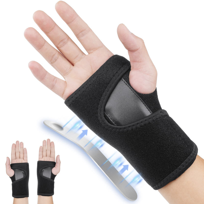 ACWOO Wrist Support Splint Brace, Adjustable Wrist Strap Carpal Tunnel Compression Splint Relieves Wrist Pain, Sprains, Tendonitis and Joint Pain, Breathable Wrist Brace Provides Wrist Support (Right) Right - NewNest Australia