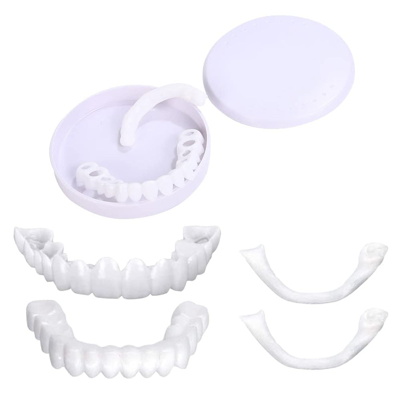 Temporary False Teeth Filling Repair, Dental Kit for Fillings Chipped Tooth, Cosmetic Dentures Temporary False Teeth Top and Bottom Tooth Cover Alternative Dentures for Men and Women - NewNest Australia