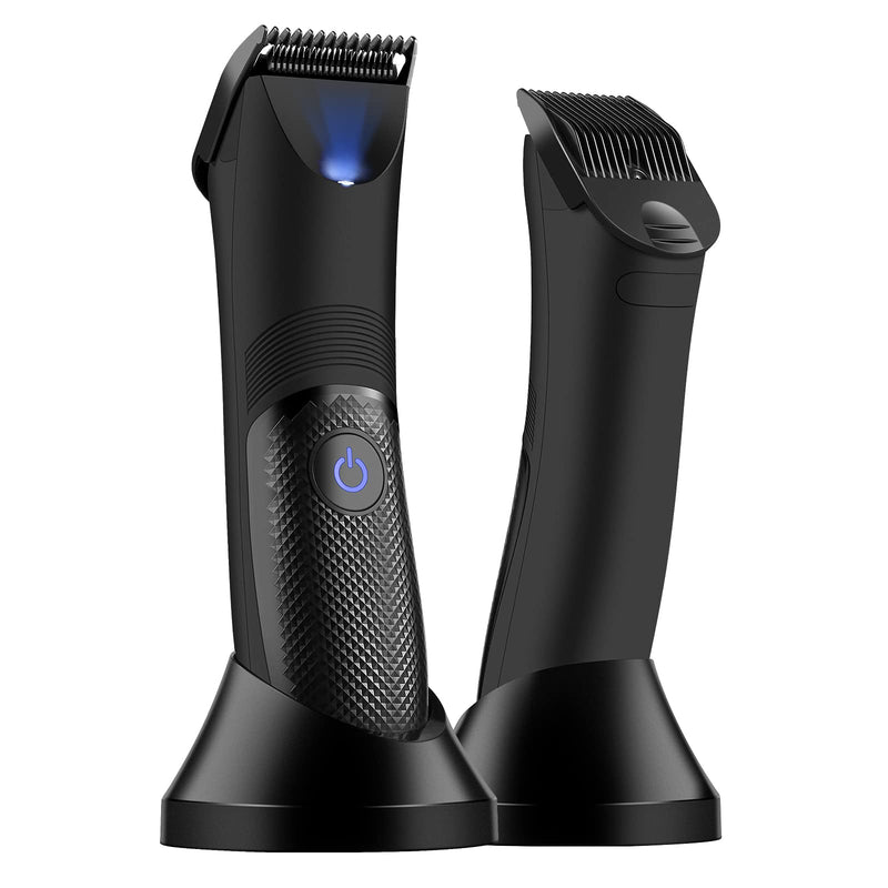 Electric Body Trimmer and Shaver for Men and Women, Waterproof Body Hair Groomers,Groin Hair Trimmer Beard Trimmer with LED Indicator, IPX7 Mens Pubic Hair Shaver for Balls ,Male Hygiene Razor - NewNest Australia