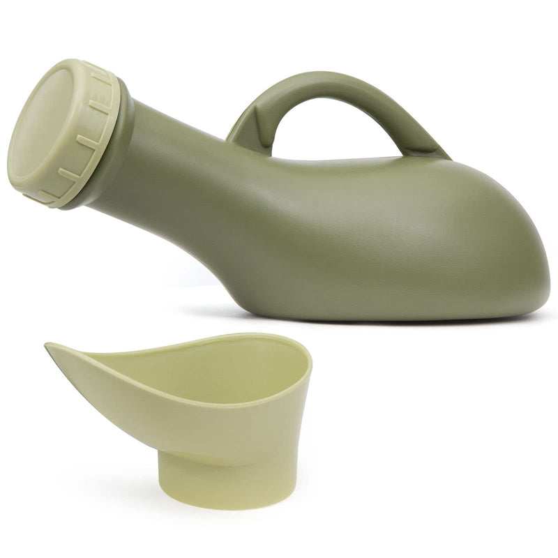Urine Bottle Spill Proof Unisex: Portable Women Mens Urinals Screw Top Lid Pee Female Funnel Urine Bottles Container Plastic Bed Pan Car Travel Toilet 1000ml Adult Kids Potty Night Wee Pot WC for Male - NewNest Australia