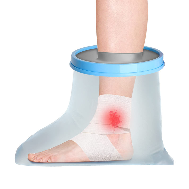 SUPERNIGHT Waterproof Foot Cast Cover for Shower& Bath, Reusable Sealed Watertight Foot Protector, Wound Cast Bag Protector for Foot&Ankle, Cast Bag Bandage Protector, Cast Cover for Showing Foot Adult Foot/Ankle - NewNest Australia