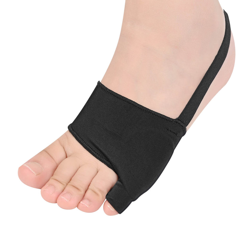 DYKOOK Tailors Bunion Corrector 1Pair Bunionette Sleeves Built-in Gel Pads Silicone Cover Guard With Non-slip Strap to Relief Bunion Pinky Toe Pain, Straighten Bunionette,Overlapping toe(Black-Small) S Black - NewNest Australia