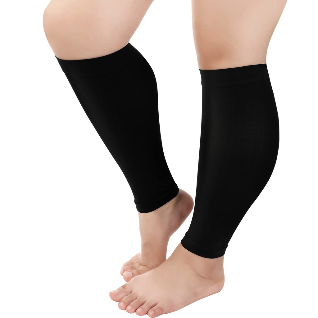 Calf Compression Sleeve Compression Socks Shin Splint Compression Sleeve Footless Compression Socks Calf Running Sleeve Leg Brace for Women Men Sports, Flight, Hiking, Running, XXX-Large - NewNest Australia