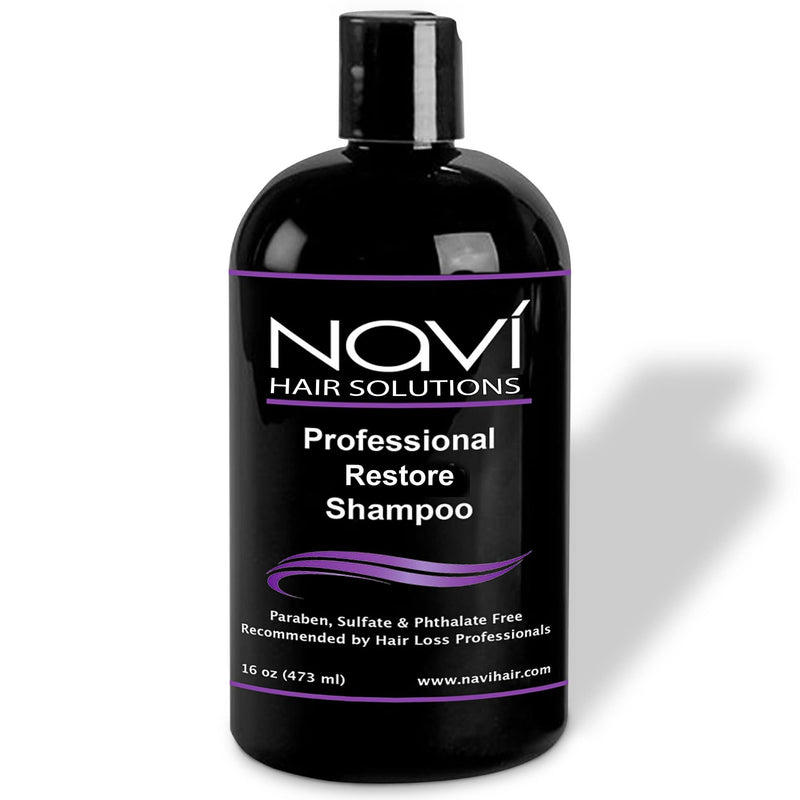Navi Professional Strength Hair Loss Shampoo for Hair Growth, DHT Blocker Shampoo for Thinning Hair, Paraben Sulfate Free Blend w Biotin Keratin and Vitamin E, Hair Regrowth for Men and Women, 16 oz - NewNest Australia