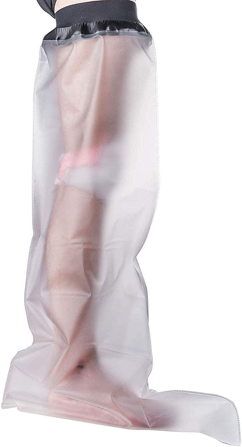 HKF HO KI HO Adult Waterproof Cast Cover Leg for Shower,Cast Protector Dressings and Injuries, Keep Cast and Bandage Dry-Adult Update Extra Large Full Leg Size-104 * 44cm 104cm-black - NewNest Australia