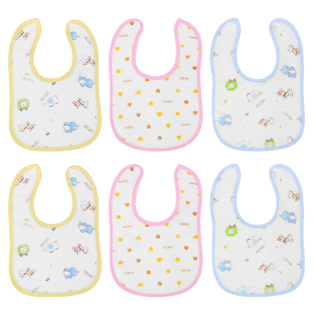 Vicloon Baby Bandana Dribble Bibs, 6pc Infant Bibs Baby Teething Bibs, Baby Drooling Bibs Soft and Absorbent with Adjustable Snaps, Baby Teething Bibs Set for Unisex Newborn and Toddlers - NewNest Australia
