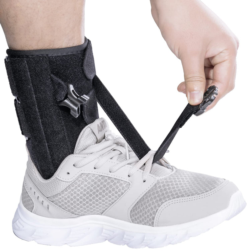 Foot Drop Brace for Walking with Shoes, Foot Up AFO Brace Help Raise Shoes, Drop Foot Splint for Ankle Joint, Improved Walking Gait, Relieve Pain, for Left and Right Foot Suitable Fits Women and Men - NewNest Australia