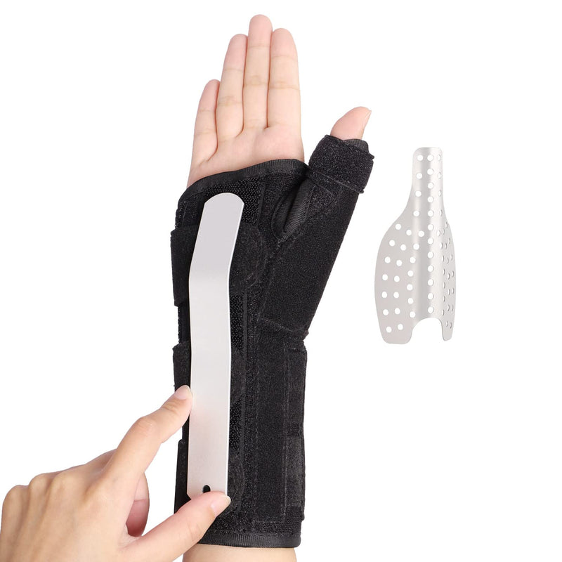 Thumb and Wrist Support, Thumb Spica Splint, Thumb Splint for Trigger Thumb, Wrist Support Brace for De Quervain's Tenosynovitis, Arthritis, Sprained, Scaphoid Fracture, Carpal Tunnel, Men and Women RIGHT L/XL - NewNest Australia