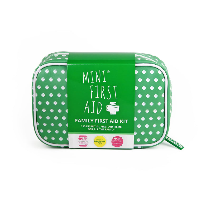 Family First Aid Kit - 115 Pieces Including Plasters, Bandages, Burn Gel, Thermometer, Cold Pack - for Car, Home, Travel, Camping and Hiking - As Seen on Dragons' Den Large - NewNest Australia