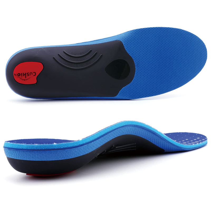 TOPSOLE Orthotic Insoles for Plantar Fasciitis, Flat Feet Metatarsalgia Insoles,Heel Spur Shoe Inserts, Work Boot Shoe Insoles Shock Absorbing Comfort Sports Running Arch Support Insoles for Men Women UK-11-29.5cm Bule - NewNest Australia
