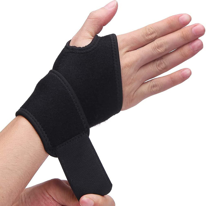 1 Pcs Wrist Support Hand Wrist Brace Carpal Tunnel Strap Adjustable Splint Brace One Size Fits Right or Left Hand Compression Relieves Wrist Pain Breathable for Fitness, Weightlifting, Tendonitis - NewNest Australia