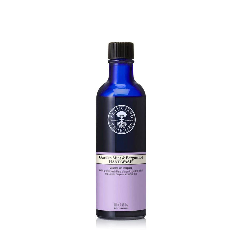 Neal’s Yard Remedies Garden Mint & Bergamot Hand Wash – No Pump | Organic Hand Wash with Organic Garden Mint and Bergamot Essential Oils | Vegan Hand Wash Made with Organic Ingredients | 200ml - NewNest Australia