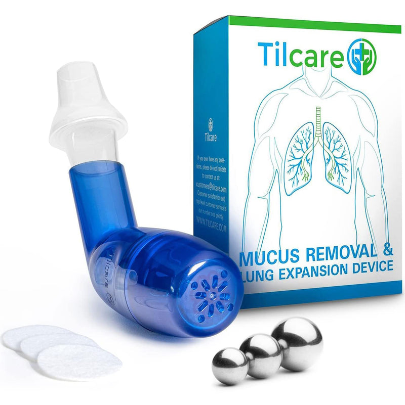 Tilcare Handheld Breathing Trainers & Mucus Removal Device - Improves Lung Capacity & Respiratory Health - for COPD, Asthma, Bronchitis, Cystic Fibrosis or Smokers Relief - NewNest Australia