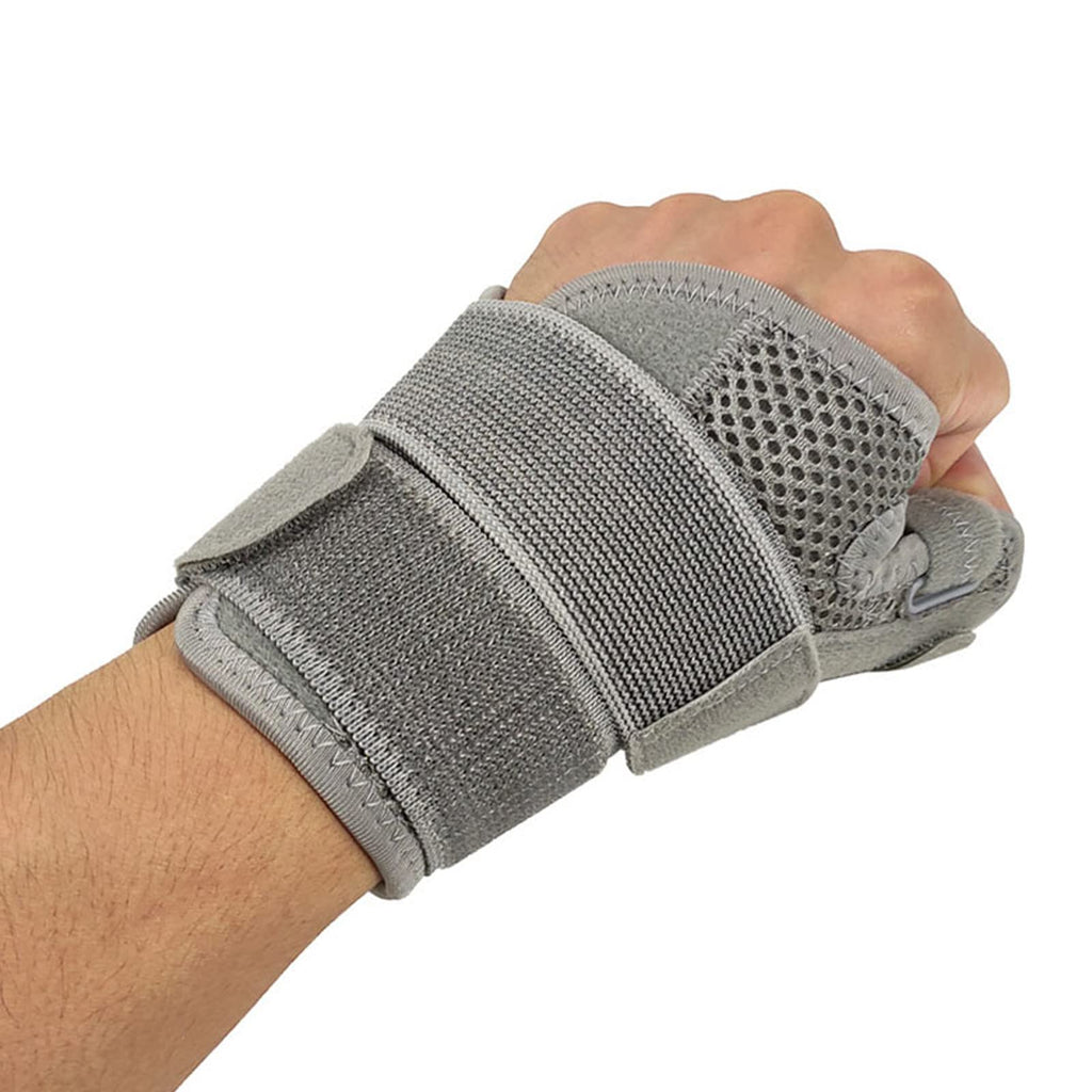 Wrist Thumb Support Splint Brace Hand Straps, Adjustable Sports Finger Guard for Carpal Tunnel Syndrome, Arthritis, Tendonitis, Sprains, Strains, Thumb Immobilizer 1 size fit Left or Right Hand(1PC) - NewNest Australia