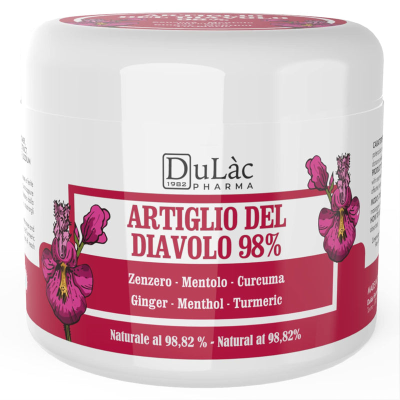Devil's Claw Gel 98% Extra Strong, 500 ml, Made in Italy for Massage to Joints and Muscles, Natural Formula and Dermatologically Tested on Sensitive Skin - Dulàc Pharma - NewNest Australia