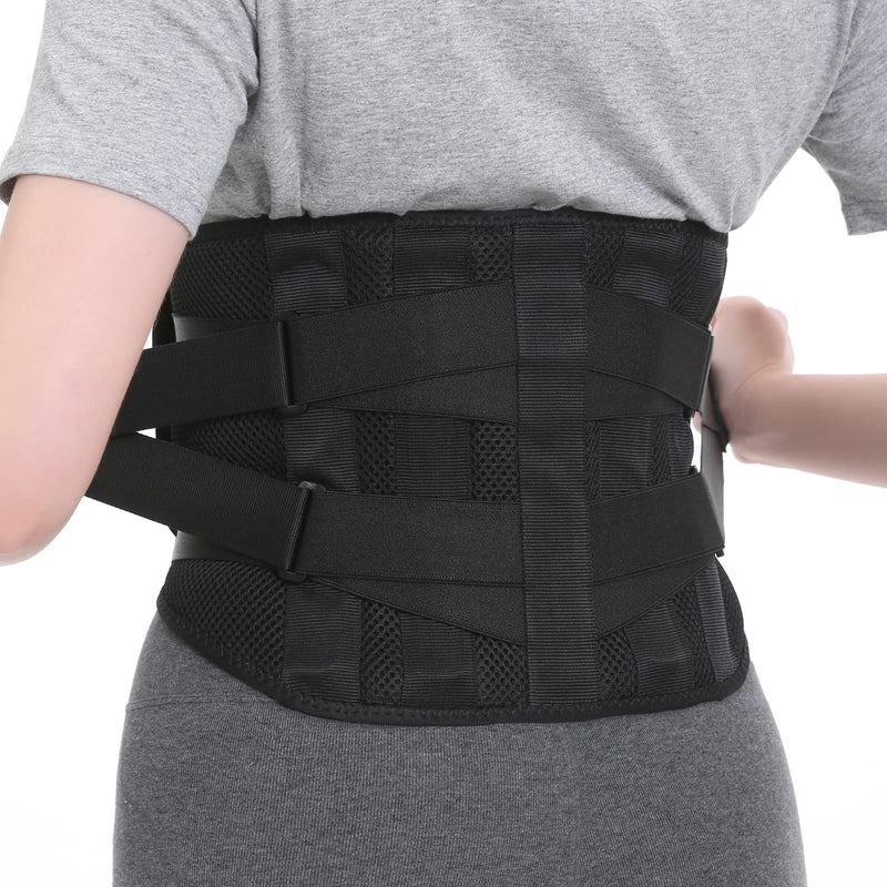 BraceUP Back Support with Lumbar Pad - Back Pain Relief for Men and Women, Lumbar Support Belt for Sciatica Pain, Heavy Lifting, Waist Support, Lower Back Brace (XXL) XXL - NewNest Australia