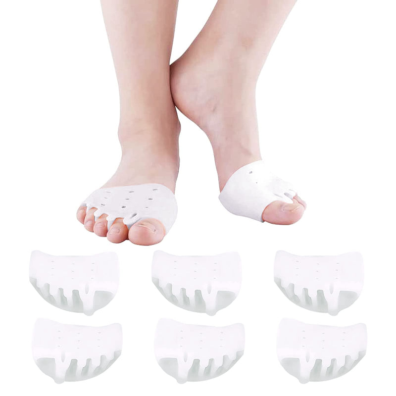 3 Pairs Gel Toe Separators Metatarsal Pads for Women, Toe Straightener for Overlapping Toes, Bunion Corrector, Hallux Valgus Forefoot Pain Relief,Breathable Honeycomb Toe Spreader Relief Bunion - NewNest Australia