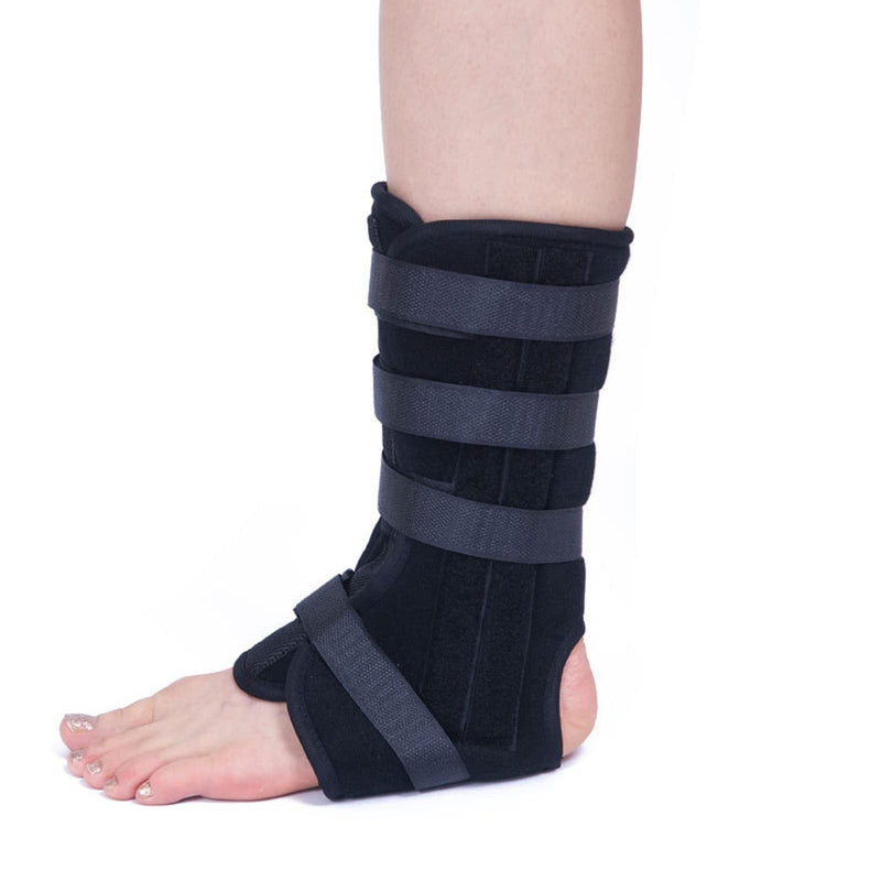 Ankle Brace for Men Women Adjustable Ankle Support Tendonitis Compression Wrap Plantar Fasciitis Foot Strap Postoperative Plate Support for Tendon Fractures Leg Sprains Achilles Post Surgery Recovery L - NewNest Australia