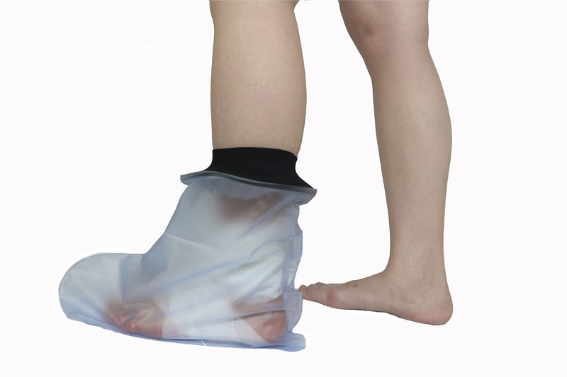 Waterproof Foot Cast Cover for Shower,Waterproof Ankle Cast Protector for Broken Ankle, Wound, Burns, Injuries,Reusable Cast Bag Foot Keep Wounds & Bandage Dry Adult Foot - NewNest Australia