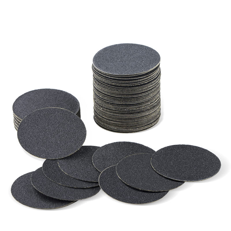 BNG 50pcs Foot File Replacement Sandpaper Discs Self-Adhesive Electric Pedicure Foot Sanding Pads for Callus Remover, Professional Foot Refile Pads for Women Men Hard Dead Skin (180 Grit) #180 - NewNest Australia