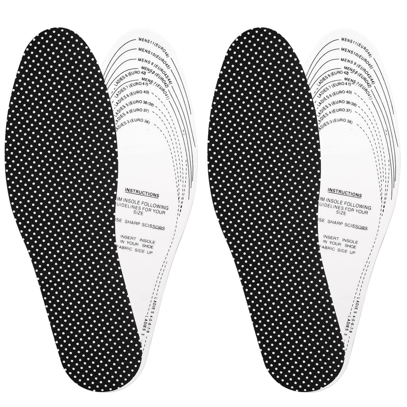 Sibba 2 Pairs Breathable Shoe Latex Insole, Memory Foam Inserts, Cut to Size Comfort Breathable Anti Odour Replacement Shoe Inserts for Sports Running Shoes, Walking Boots Men 41-46 Woman 36-42 - NewNest Australia