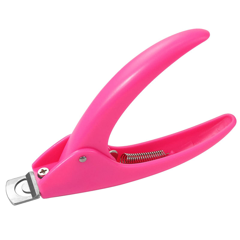 Sularpek Nail Clipper, Acrylic Nail Cutters, False Nail Clippers, Professional Nail Tip Cutter for Fingernail Toenail Men Women, Nail Tip Cutter Professional Nail Art Manicure Tool Pink - NewNest Australia